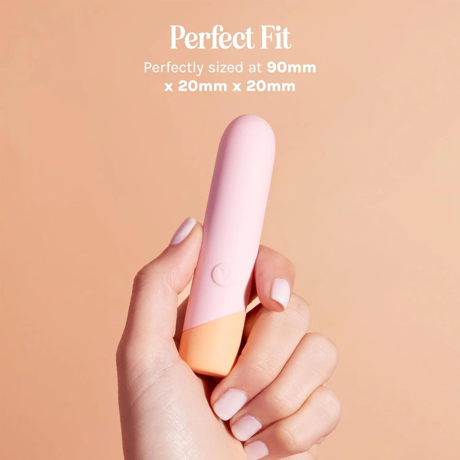 PeachLuxe Mini Bullet Vibrator Waterproof Quiet Rechargeable - Image 4