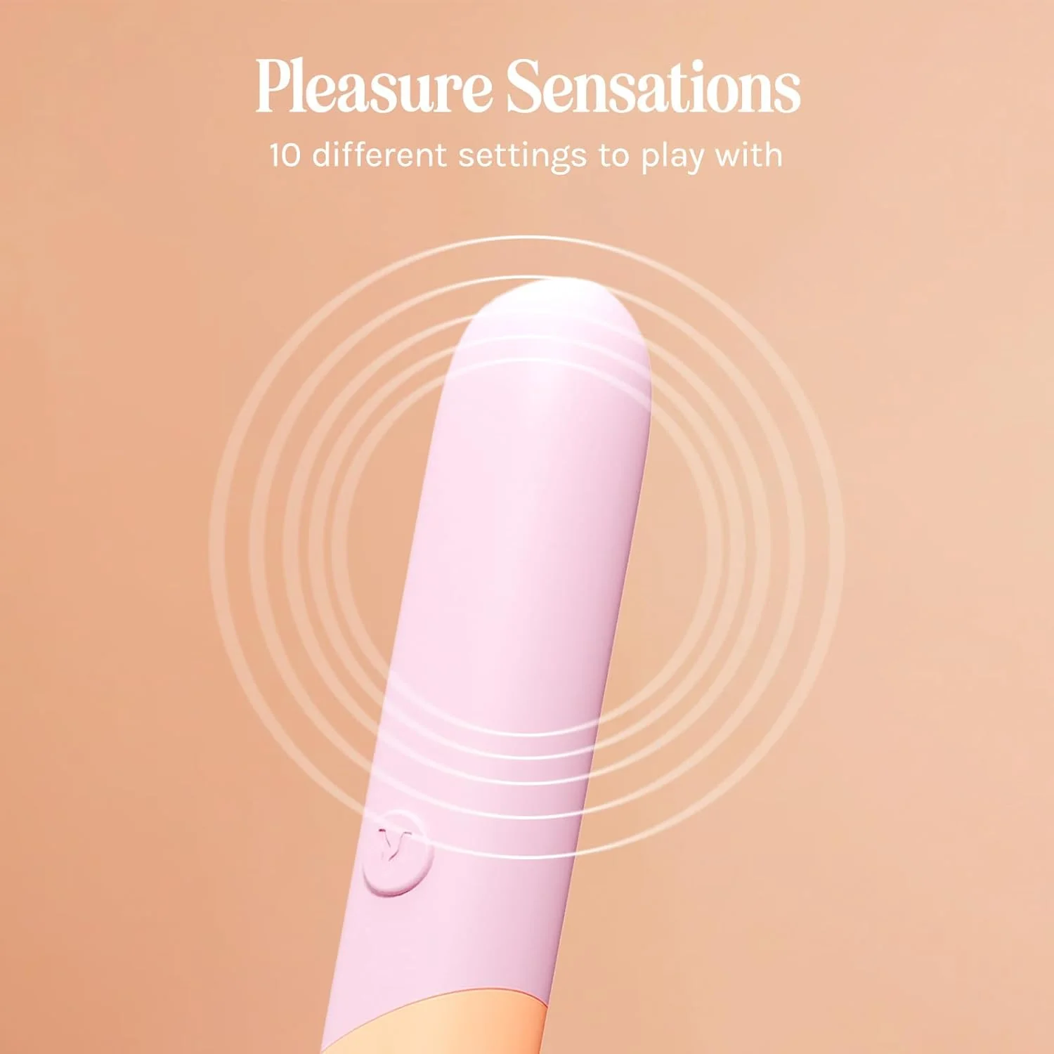 PeachLuxe Mini Bullet Vibrator Waterproof Quiet Rechargeable - Image 5