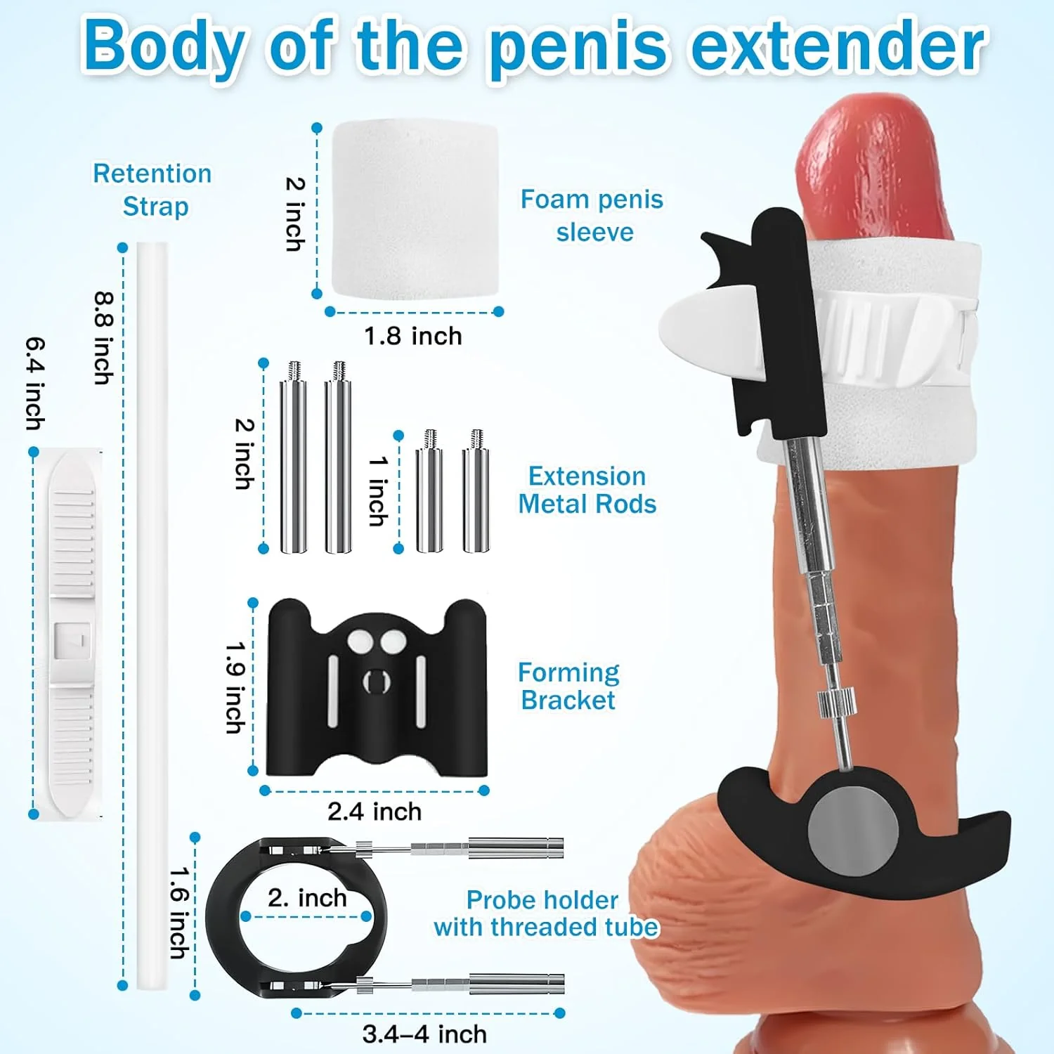 FlexCorePro Penis Extender Adjustable Traction Device - Image 2