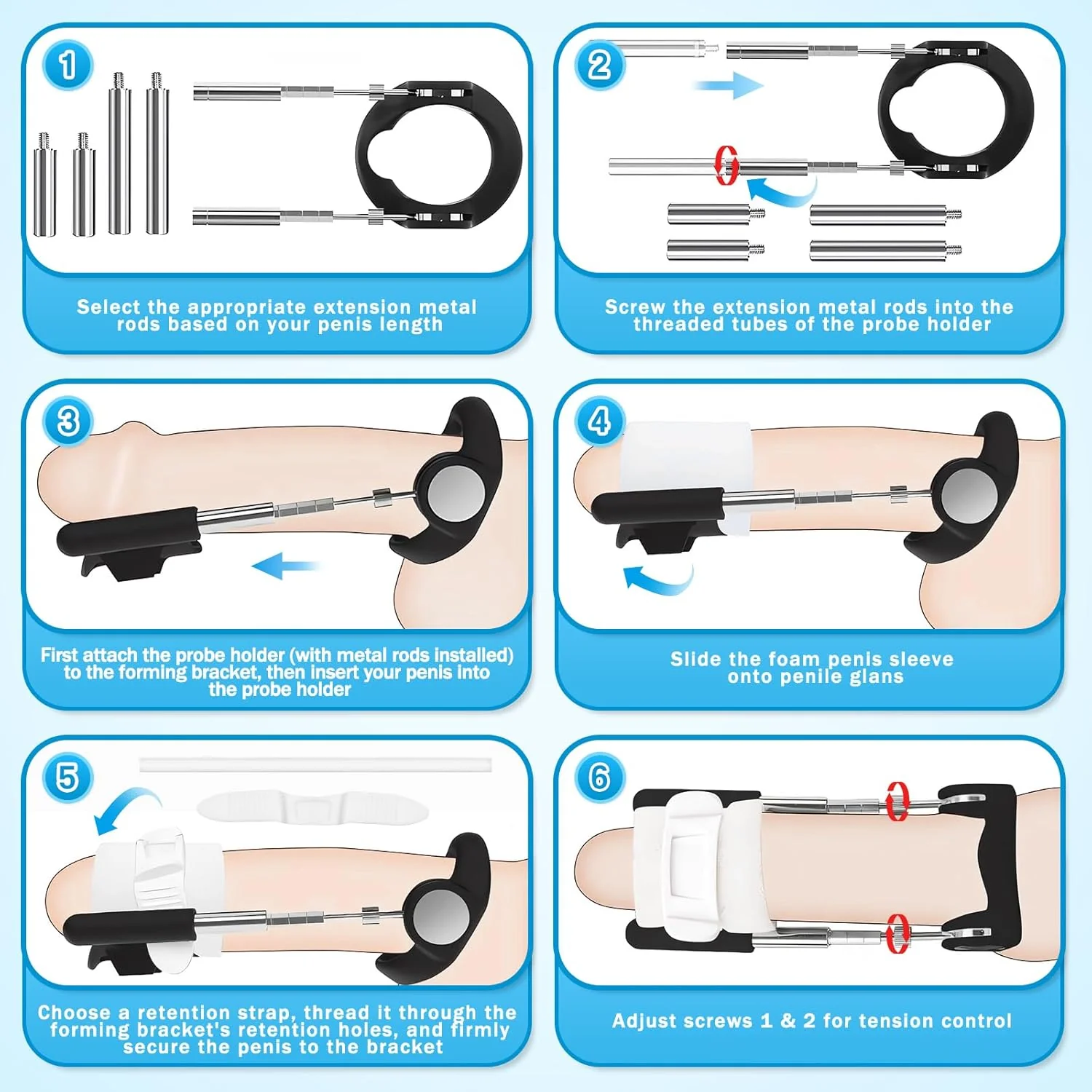 FlexCorePro Penis Extender Adjustable Traction Device - Image 3