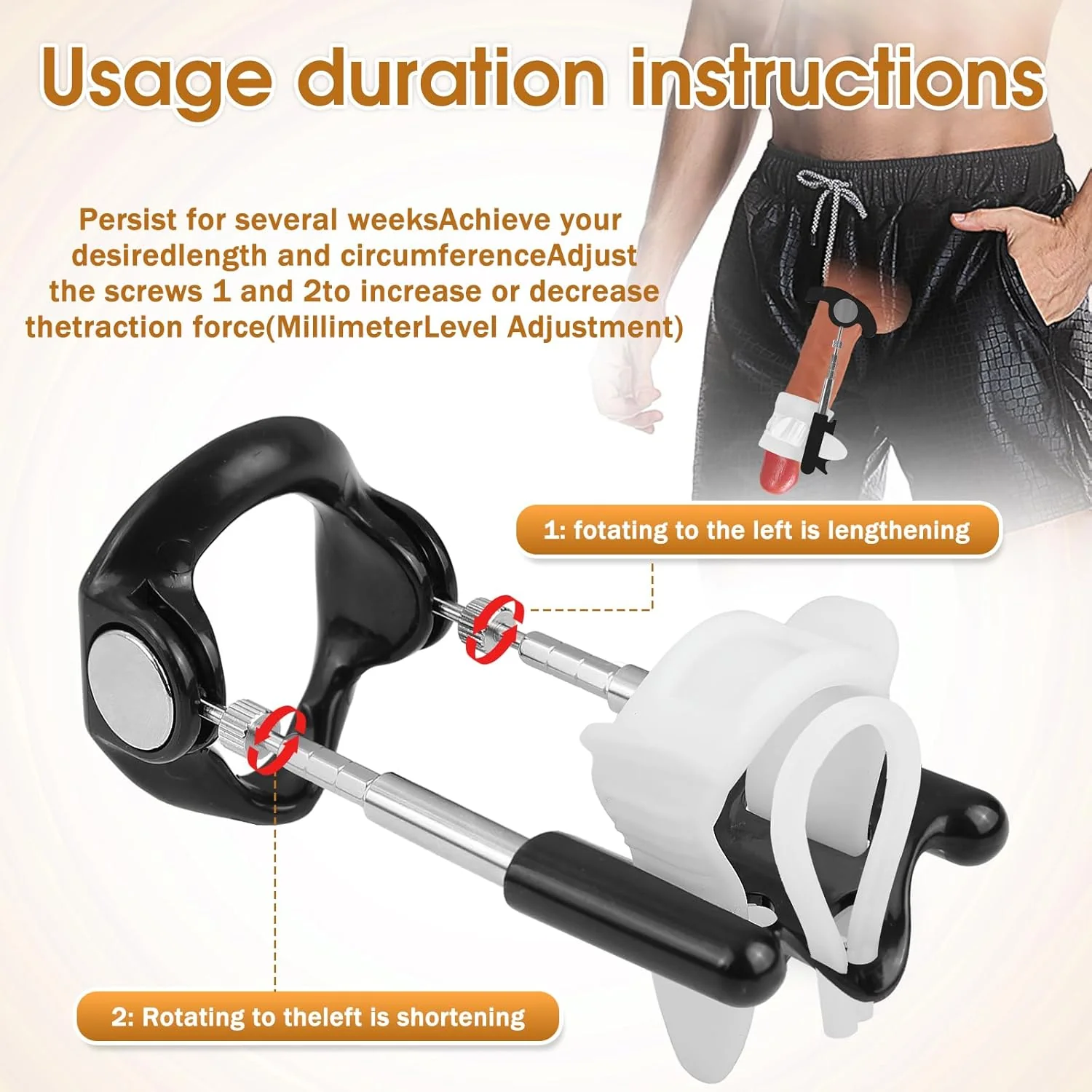 LuxTrax Penis Extender Adjustable Traction Device - Image 4