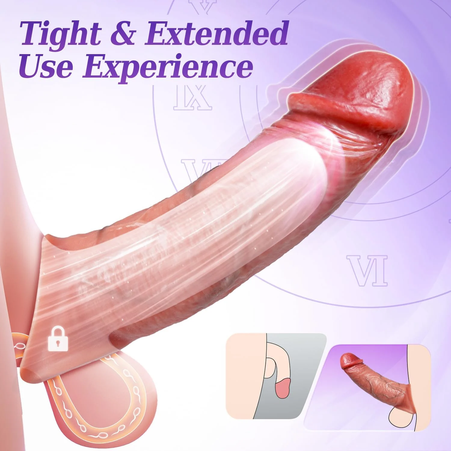 AppSync App Controlled Penis Sleeve Vibrator 5-in-1 Ring - Image 5