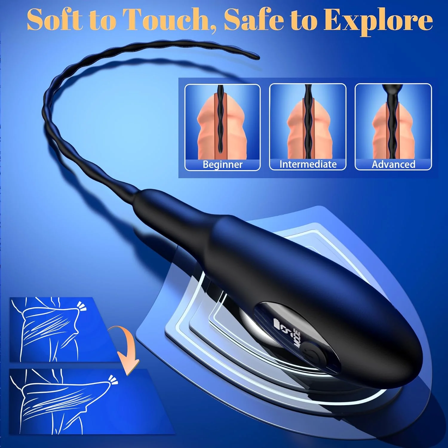 VantaPulse Vibrating Urethral Sound 9 Modes LED - Image 4