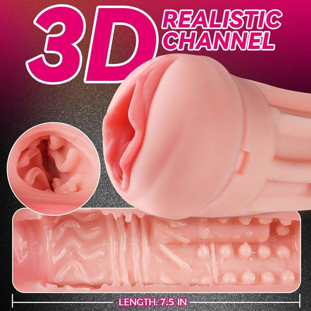 PleasureCup Realistic Pocket Pussy Vagina - Image 3