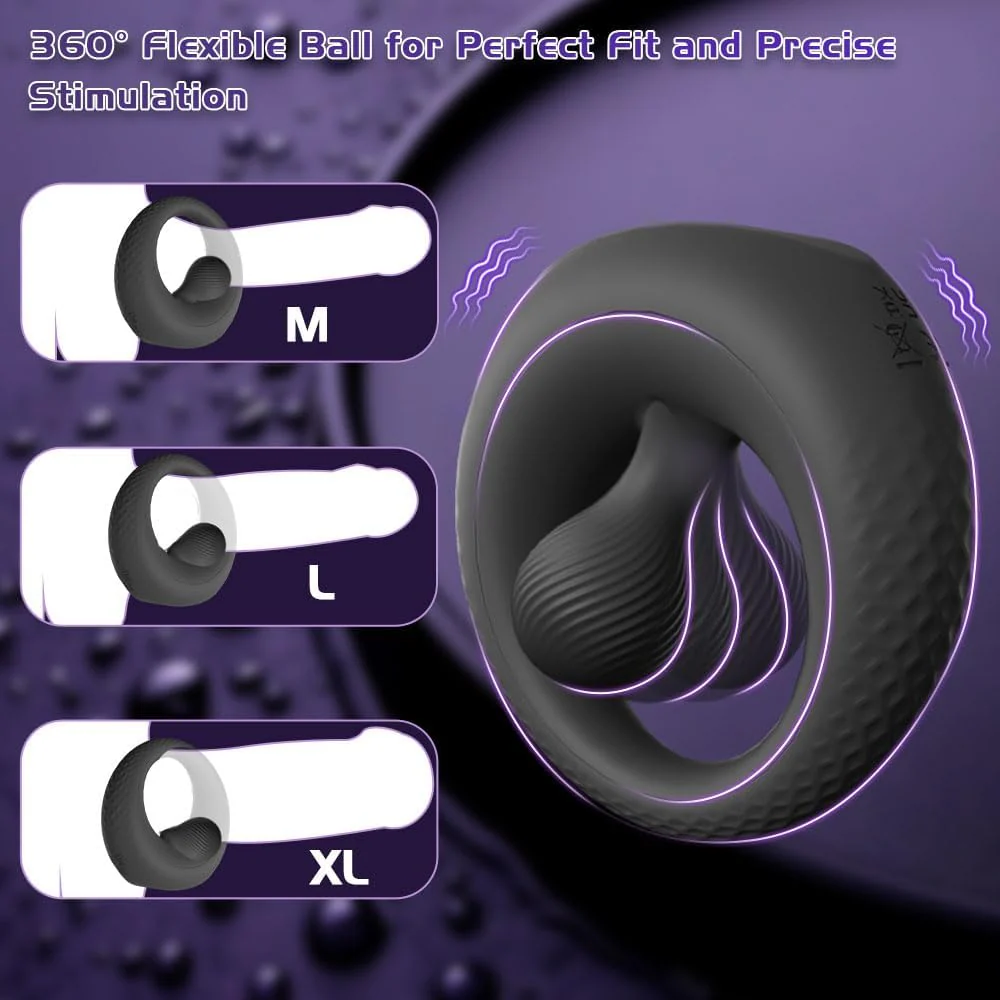PleasureLink 360° Clitoral Stimulation Vibrating Penis Ring - Image 4