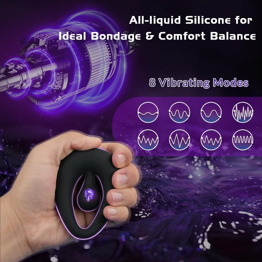 PleasureLink 360° Clitoral Stimulation Vibrating Penis Ring - Image 5