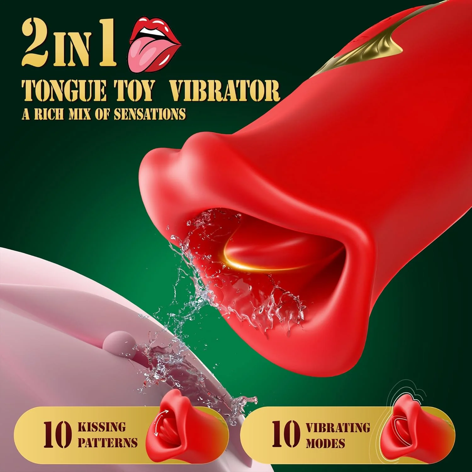 PlushCurve Clit Stimulation Tongue Vibrator - Image 3
