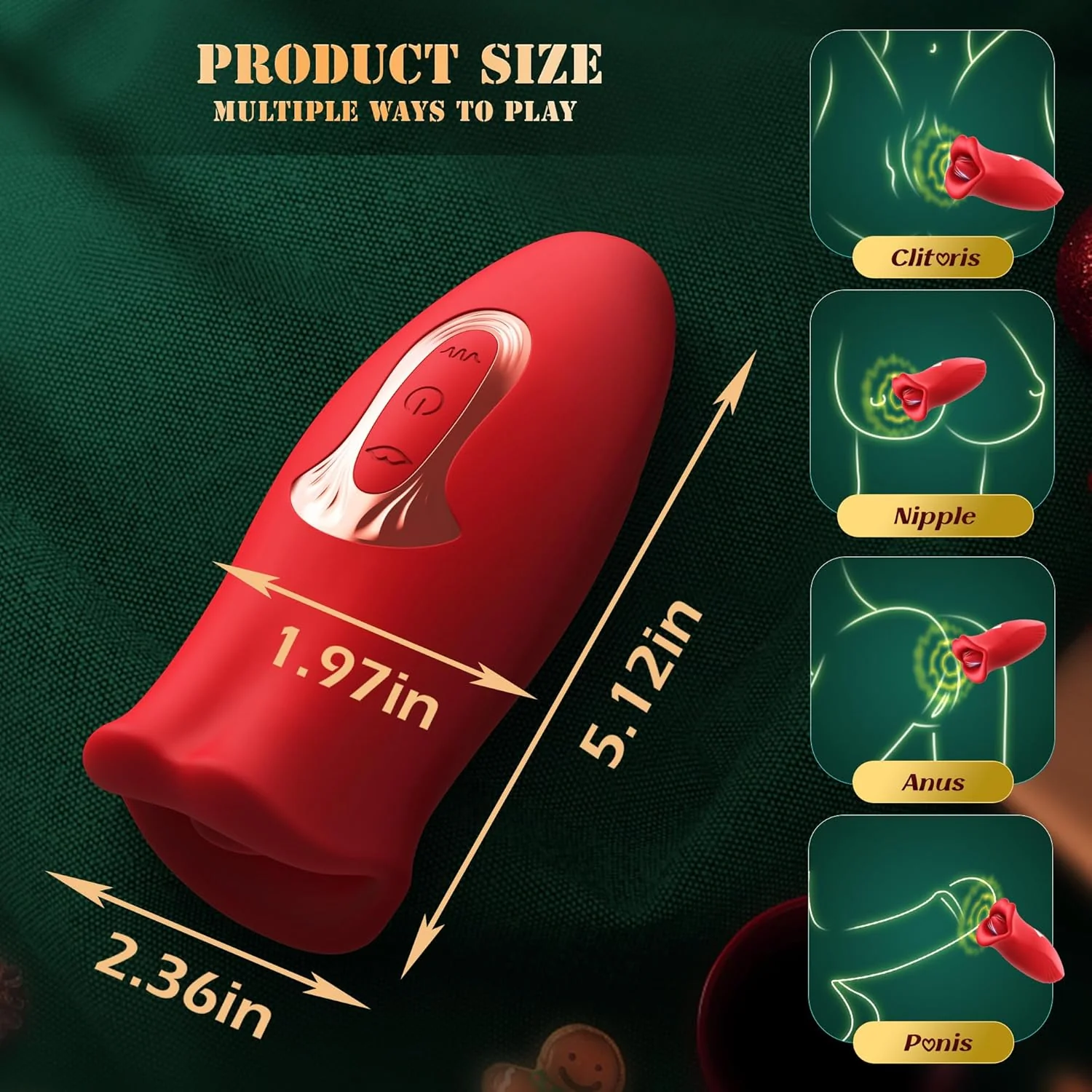 PlushCurve Clit Stimulation Tongue Vibrator - Image 5