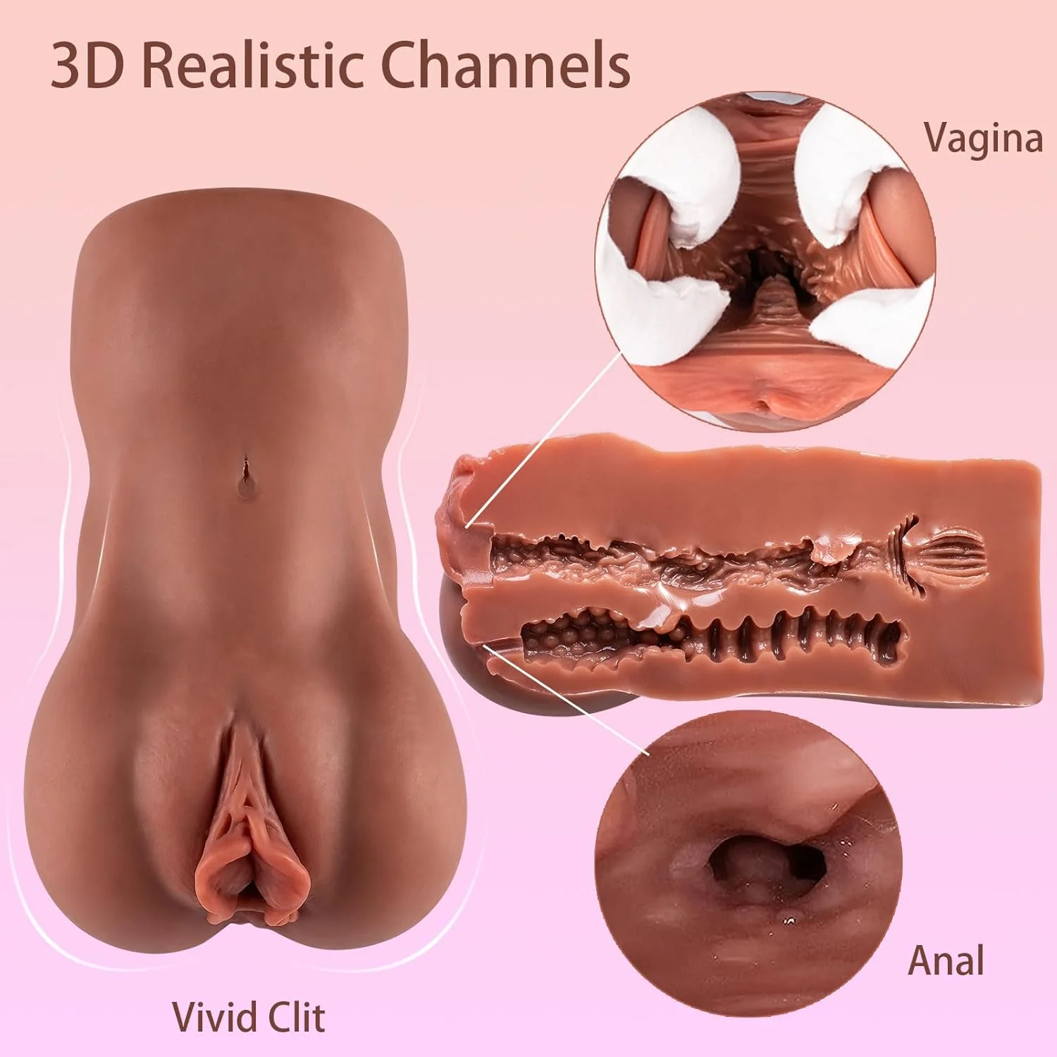 DualDoll Realistic Sex Doll Pocket Pussy Male Stroker - Image 2