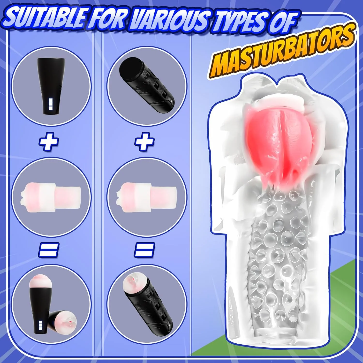 ClearOral Clear Pocket Pussy Sleeve for Penis Pump - Image 2