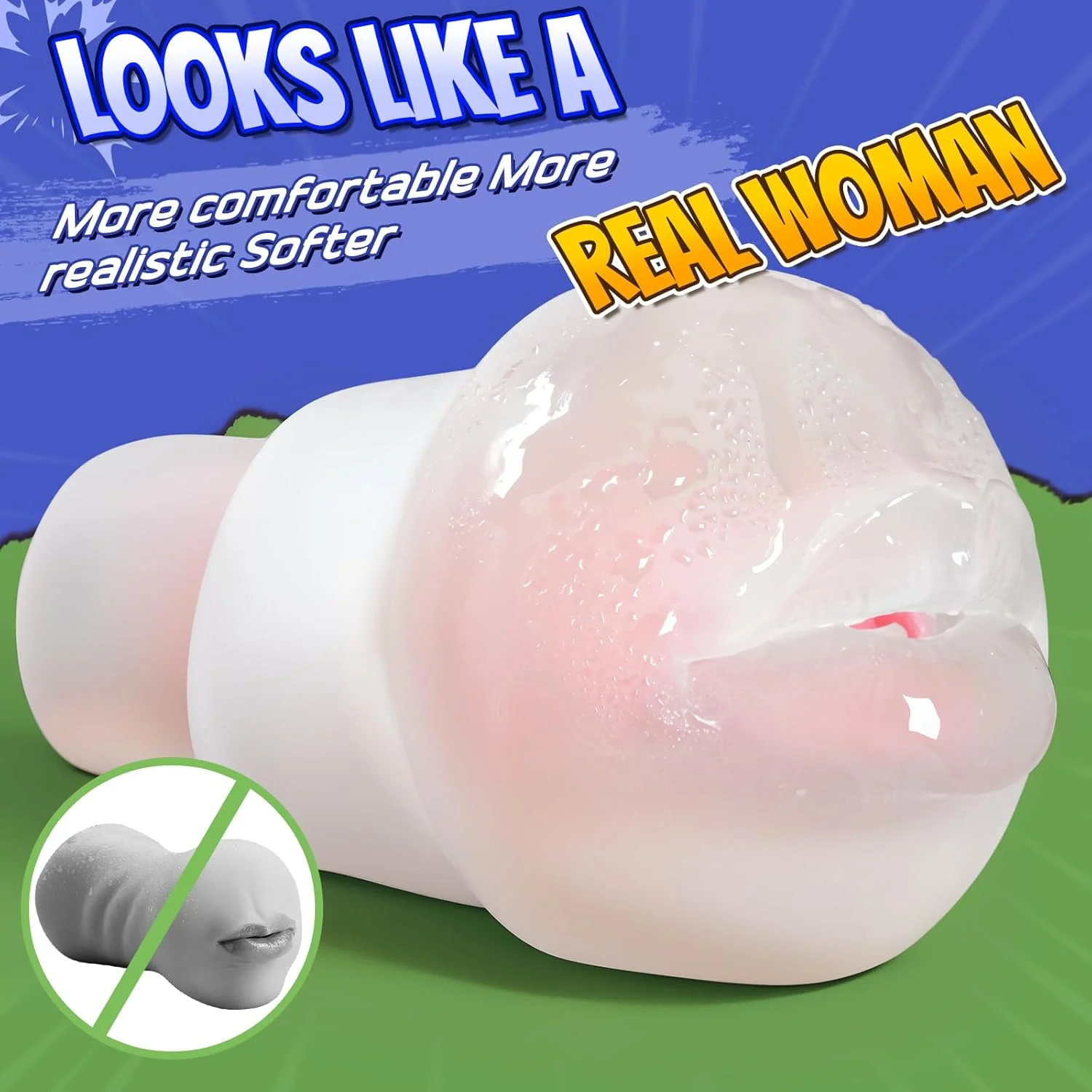 ClearOral Clear Pocket Pussy Sleeve for Penis Pump - Image 3