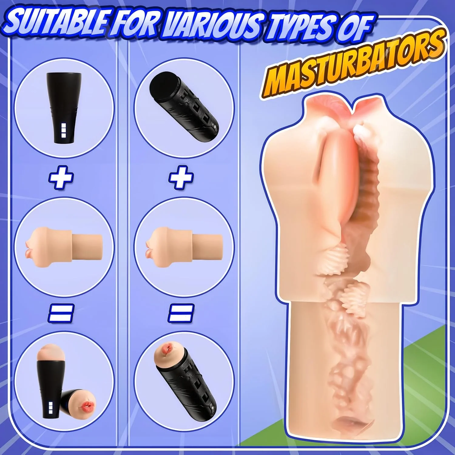 OralFlex BJ Pocket Pussy Sleeve for Penis Pump - Image 2