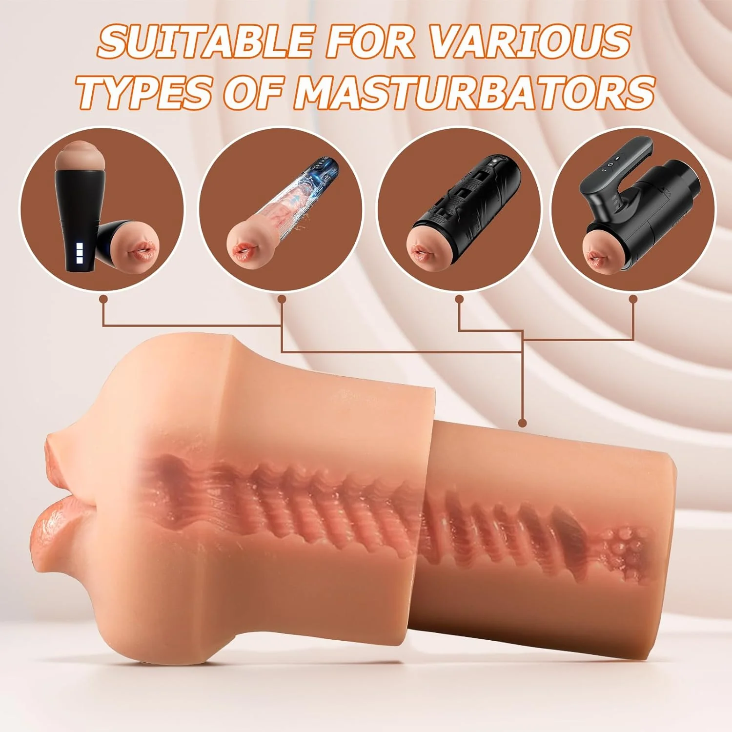 TanOral Pocket Pussy Sleeve for Penis Pump - Image 6