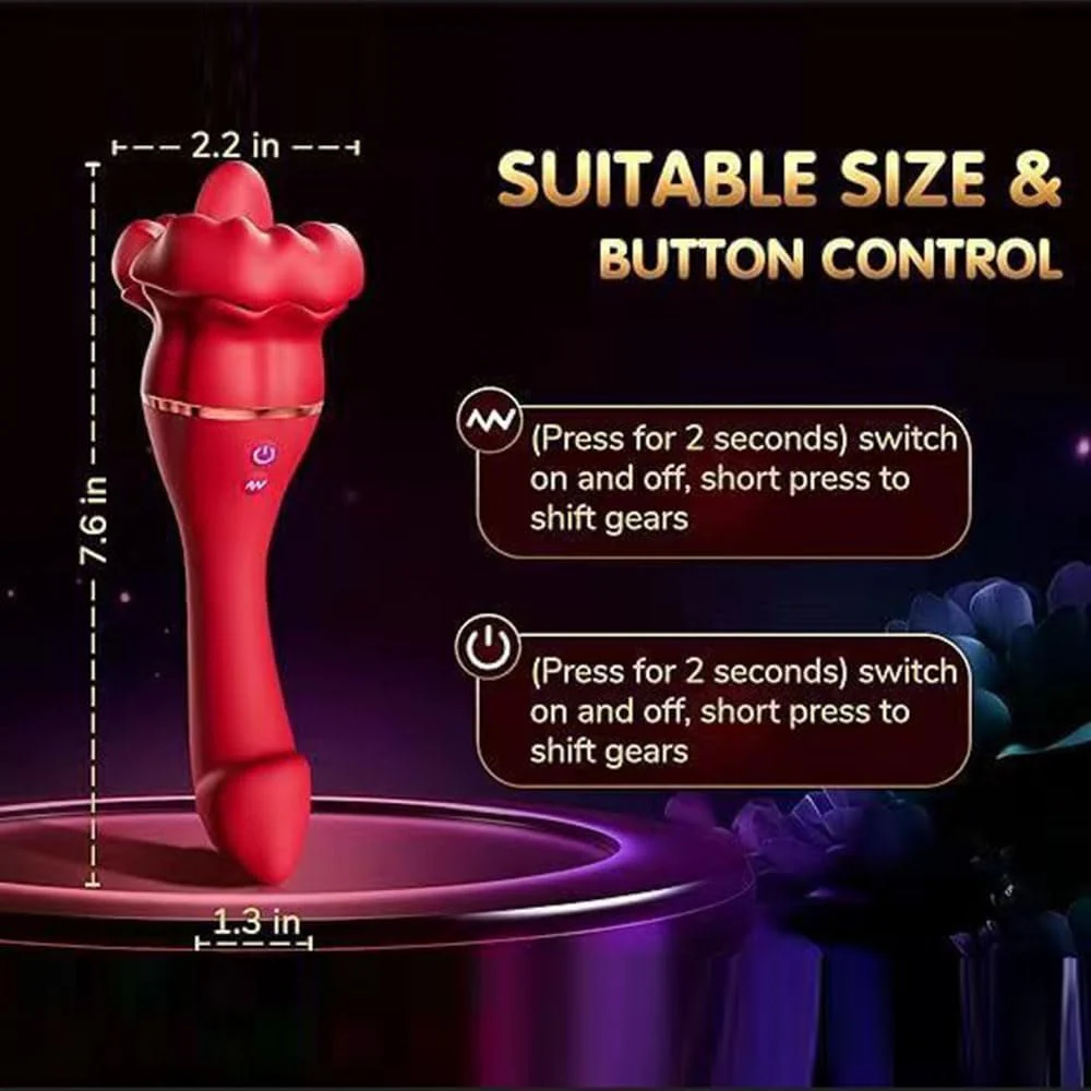 VelixaMouth Tongue Vibrator 20 Modes Clit Stimulator Toy - Image 2