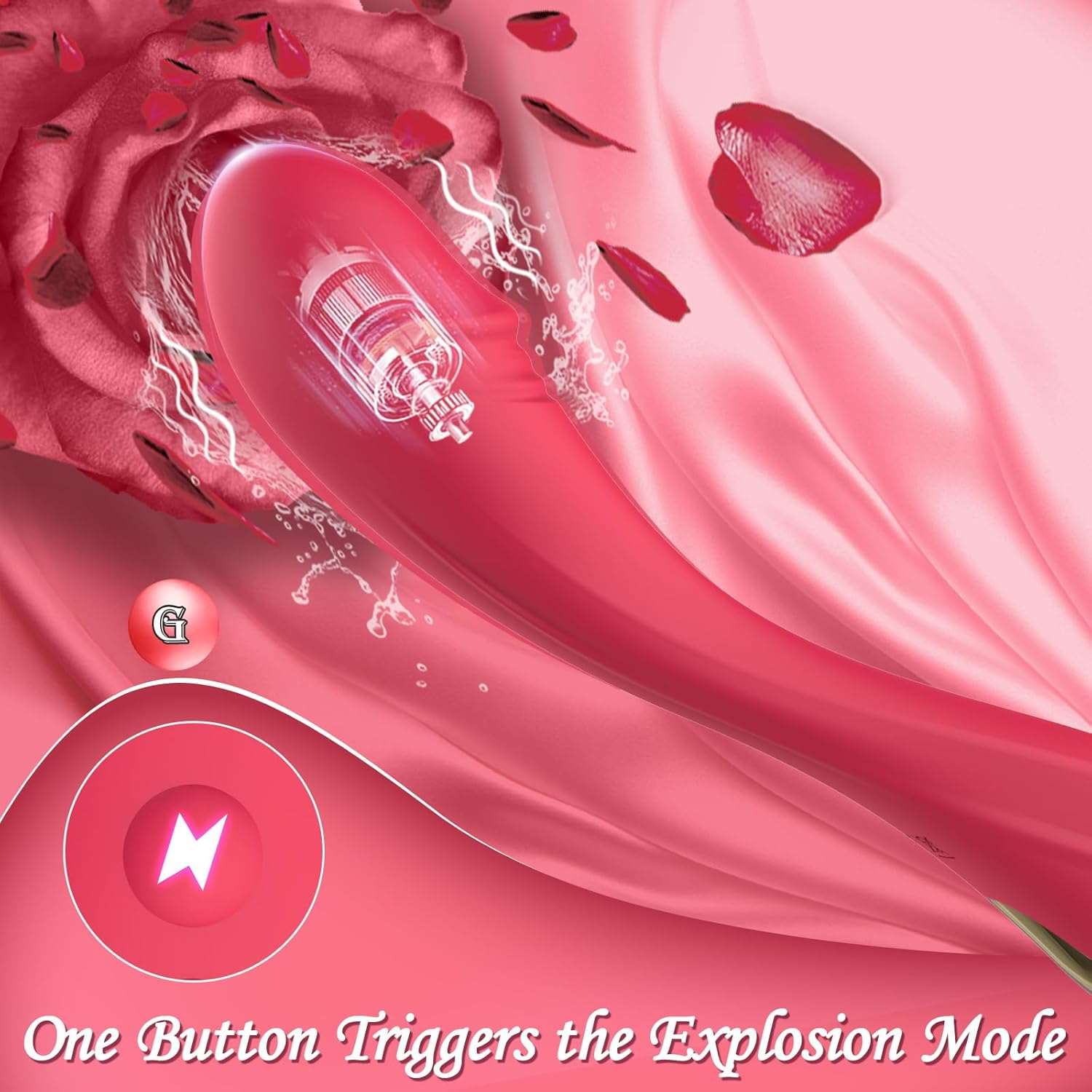 PowerPulse G-Spot & Clitoral Vibrator Wand - Image 3