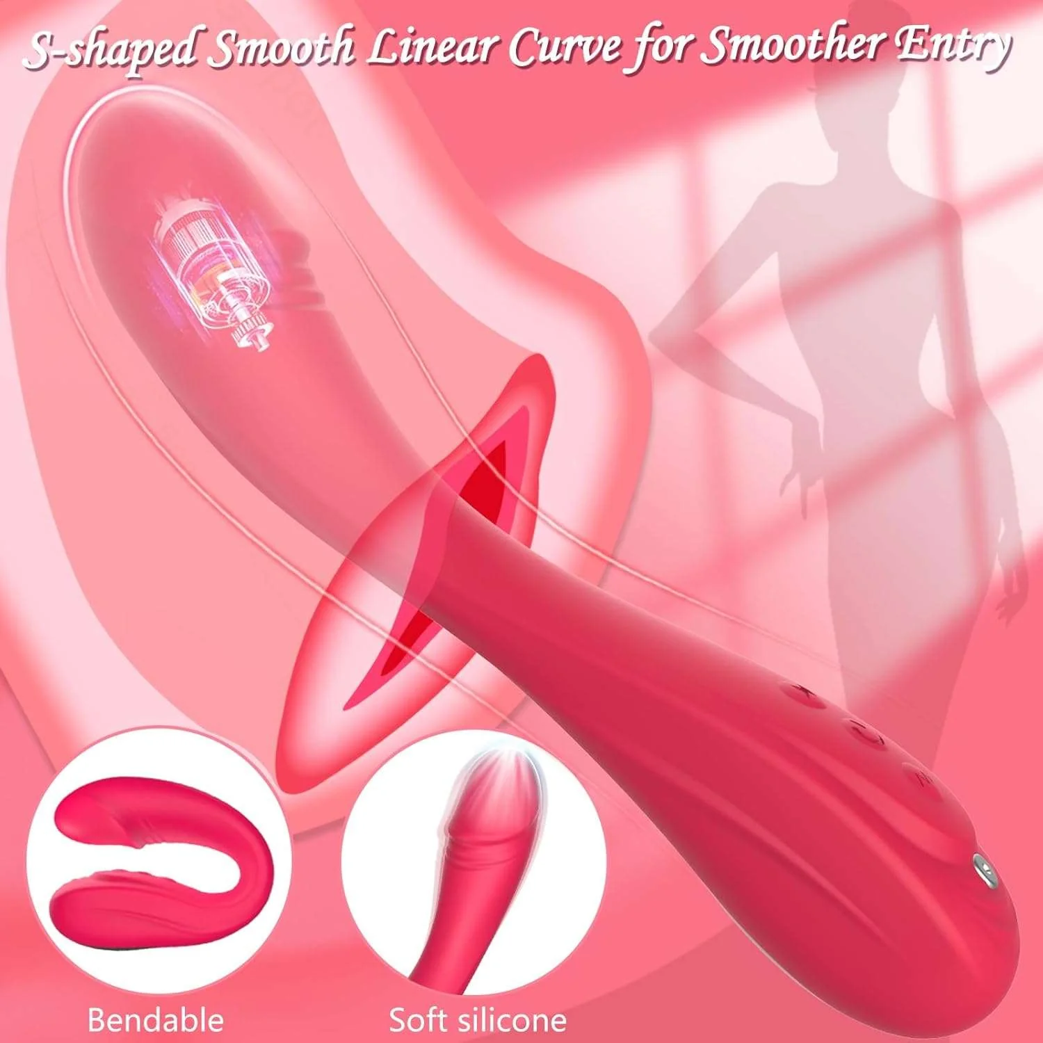 PowerPulse G-Spot & Clitoral Vibrator Wand - Image 4