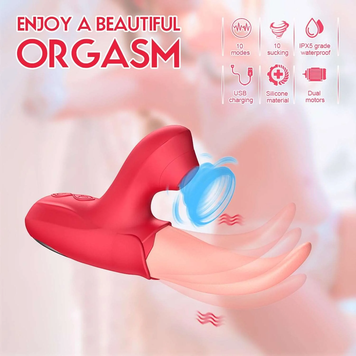 MotionWave Intense Tongue-Licking Sensation Vibrator - Image 2