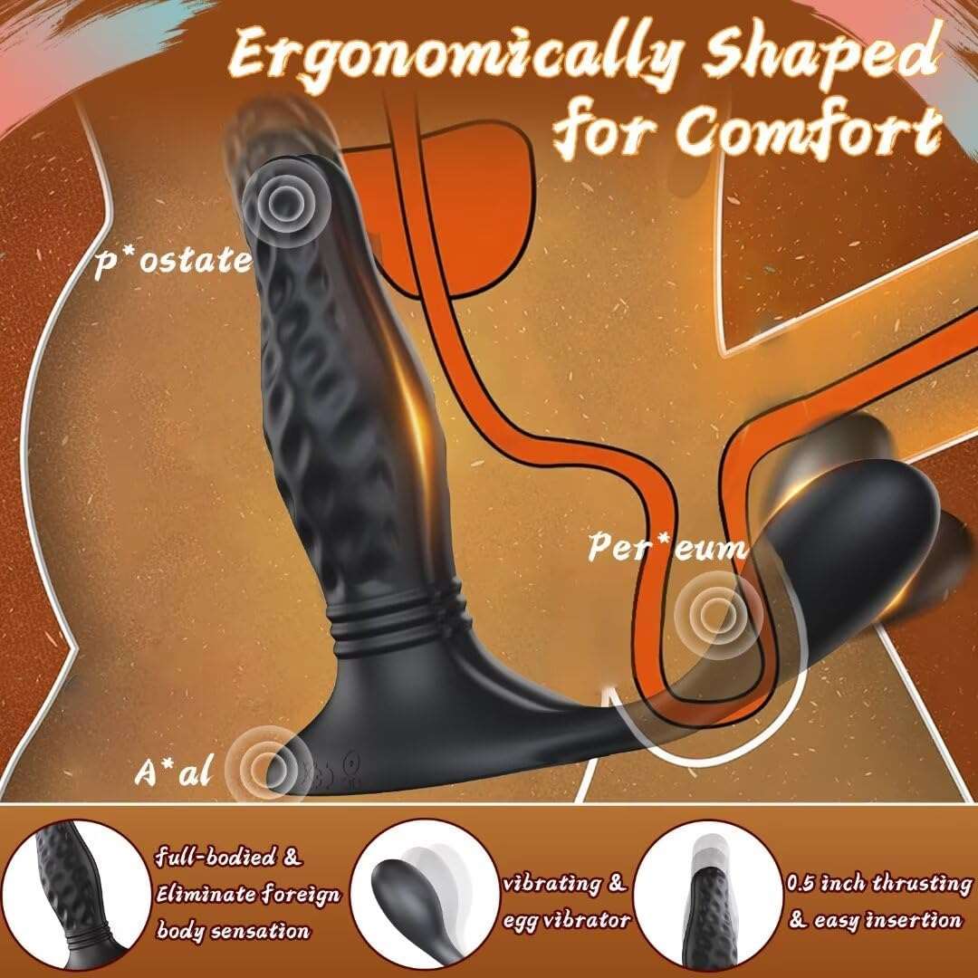 PowerPeak Remote Control Prostate Massager Anal Vibrator - Image 6