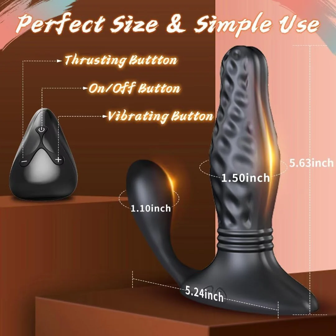 PowerPeak Remote Control Prostate Massager Anal Vibrator - Image 7