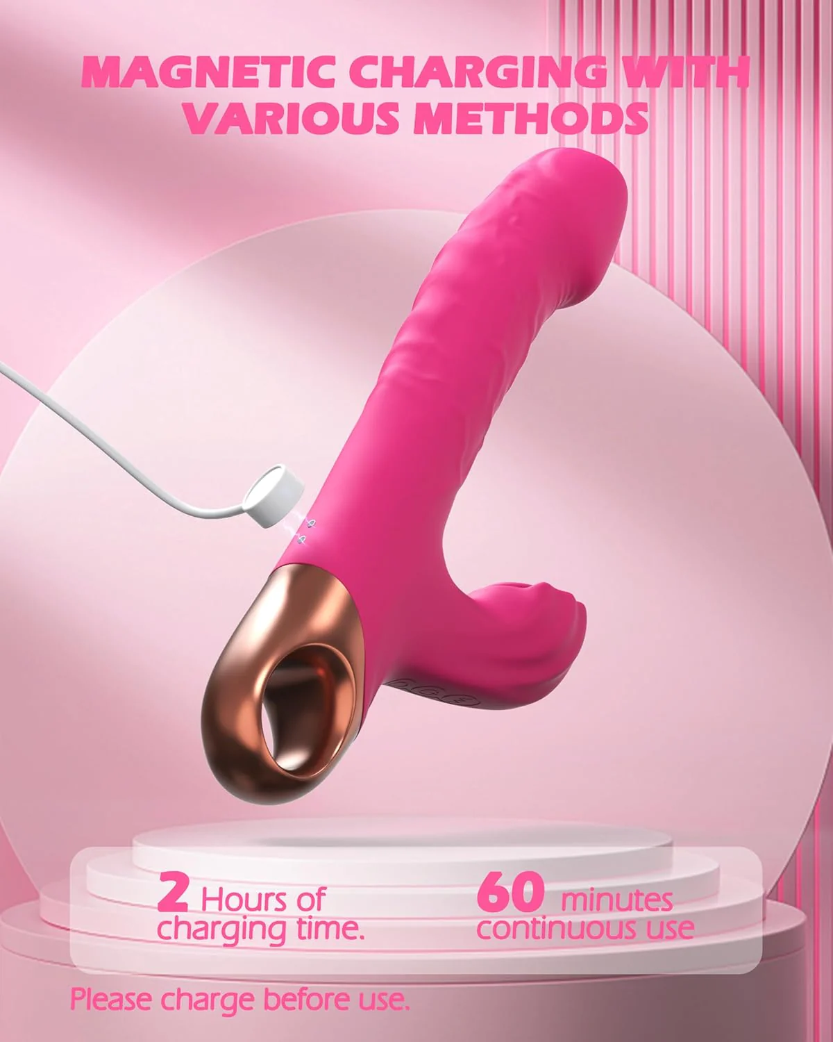PowerPoint G-Spot Vibrator with 9 Suction & Vibration Modes - Image 6
