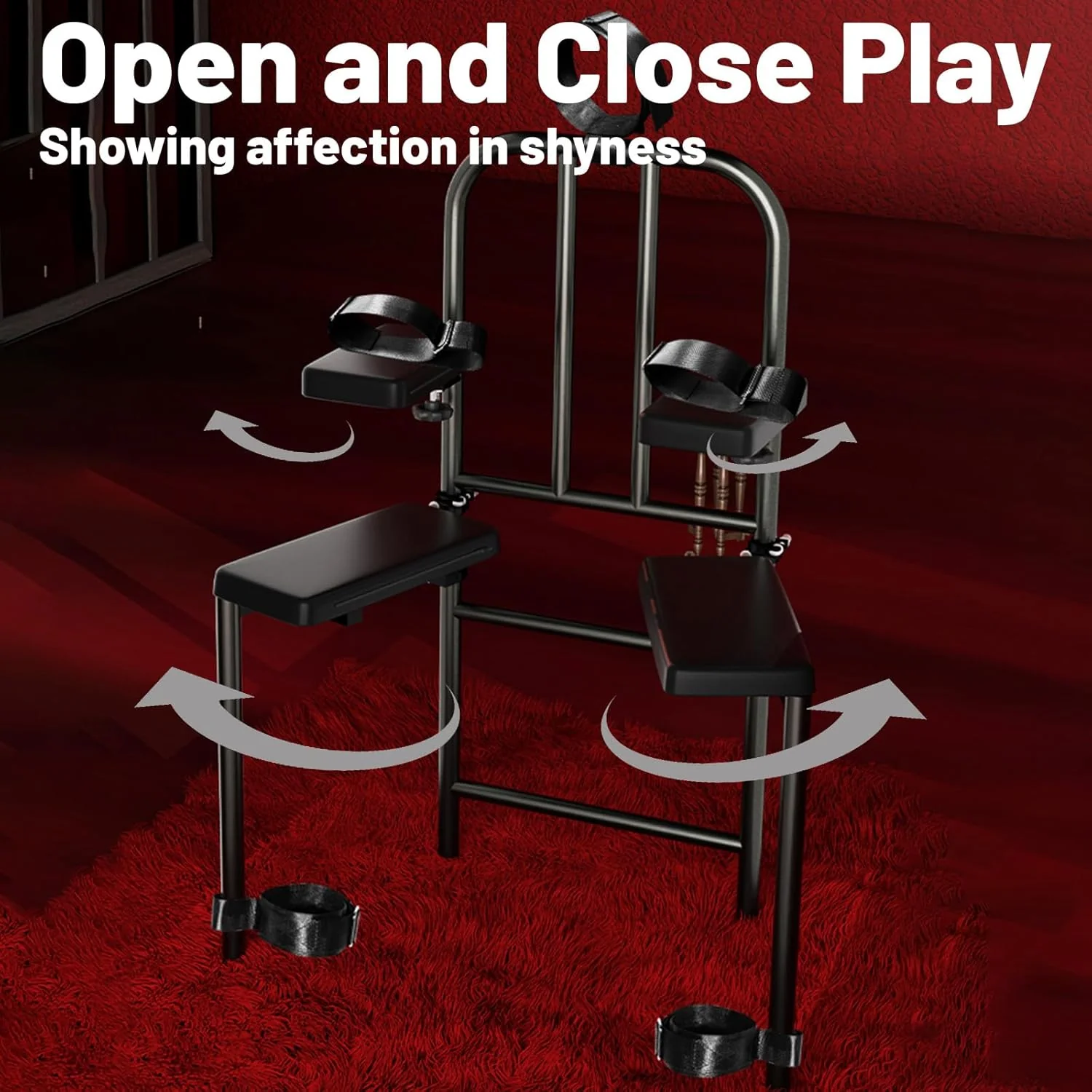 DominusBond Adjustable BDSM Sex Chair with Restraints - Image 3