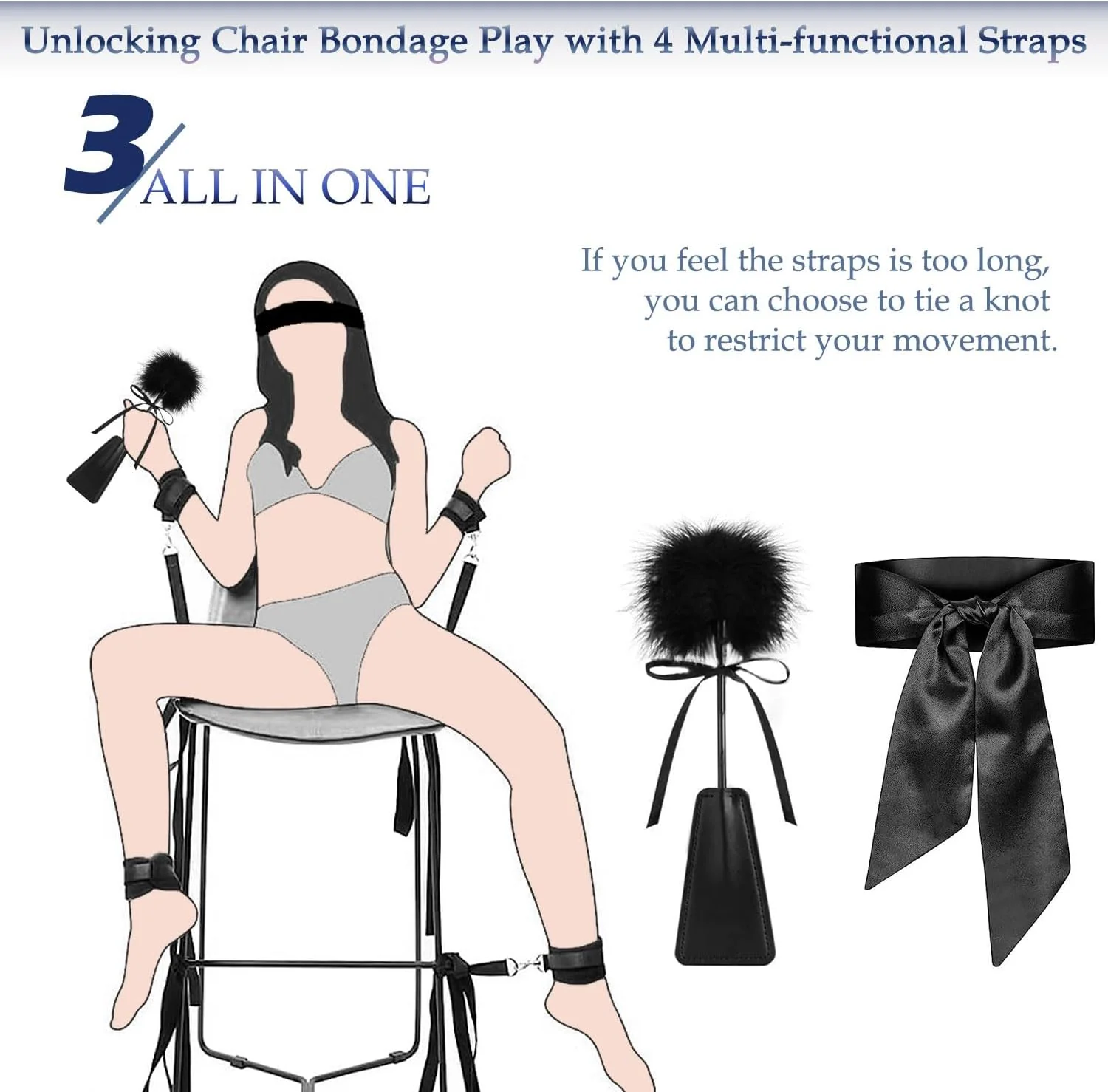 BDSM Bondage Bed & Restraints Kit - Image 6