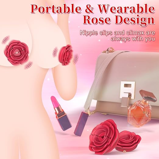 PetalClasp Luxury Rose Design Nipple Clamps - Image 2