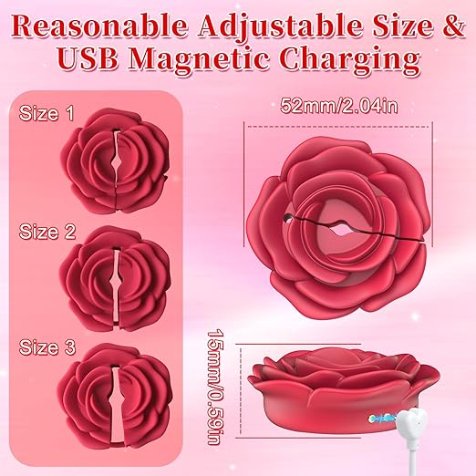 PetalClasp Luxury Rose Design Nipple Clamps - Image 3