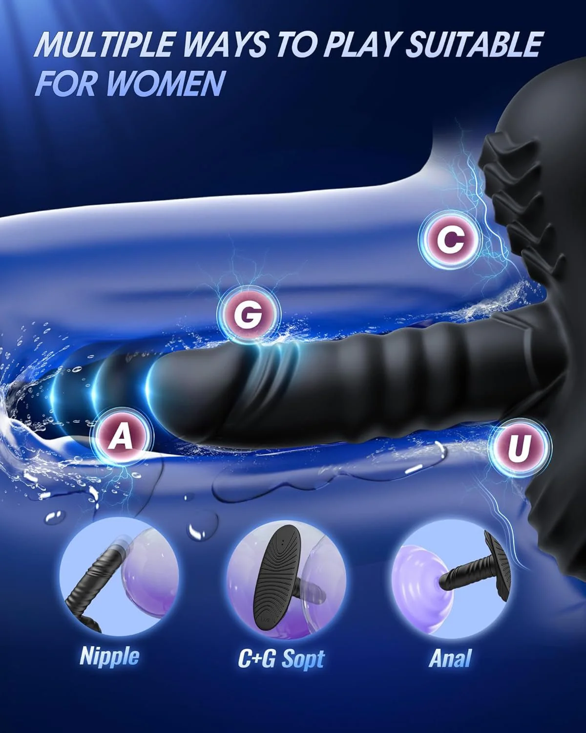 GravionX AI Prostate Massager Thrusting Vibrator App - Image 3