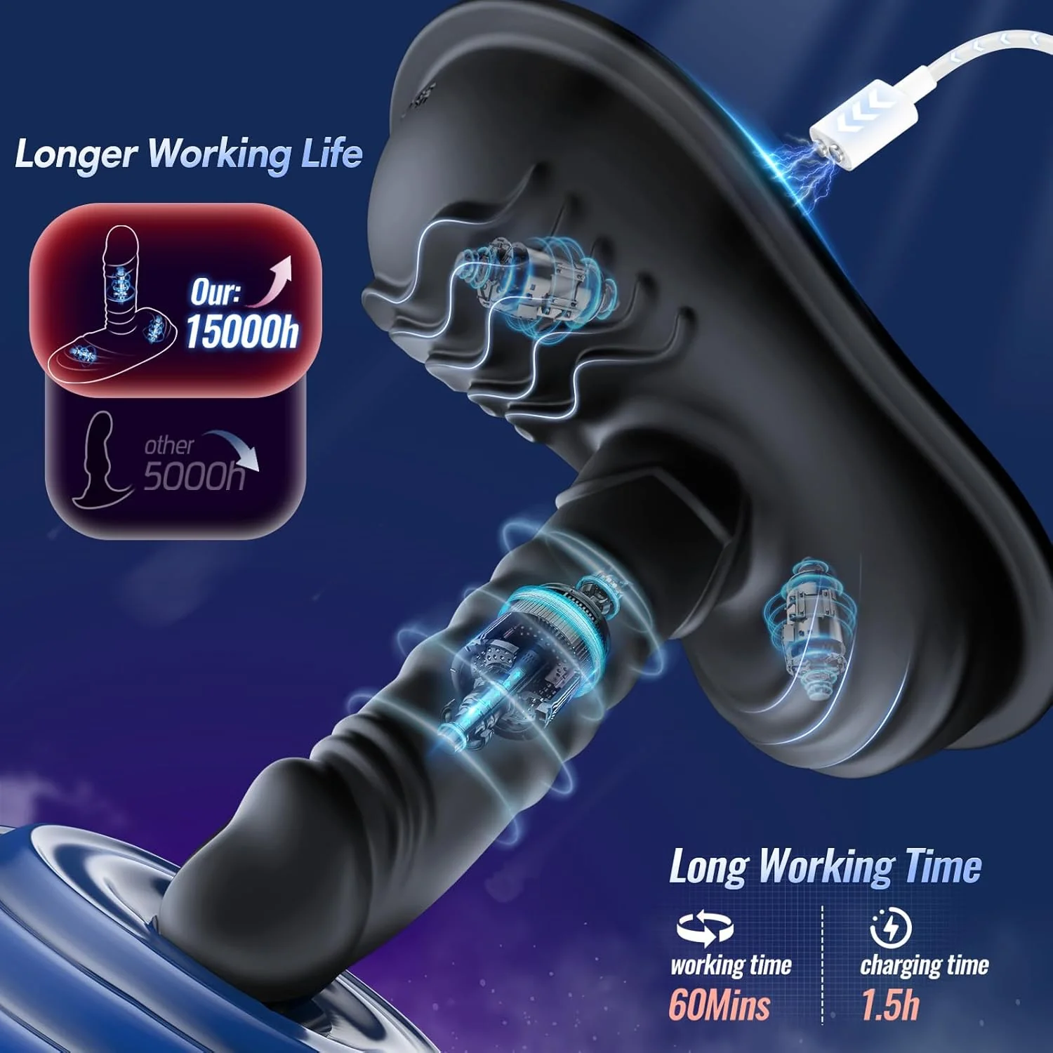 GravionX AI Prostate Massager Thrusting Vibrator App - Image 6