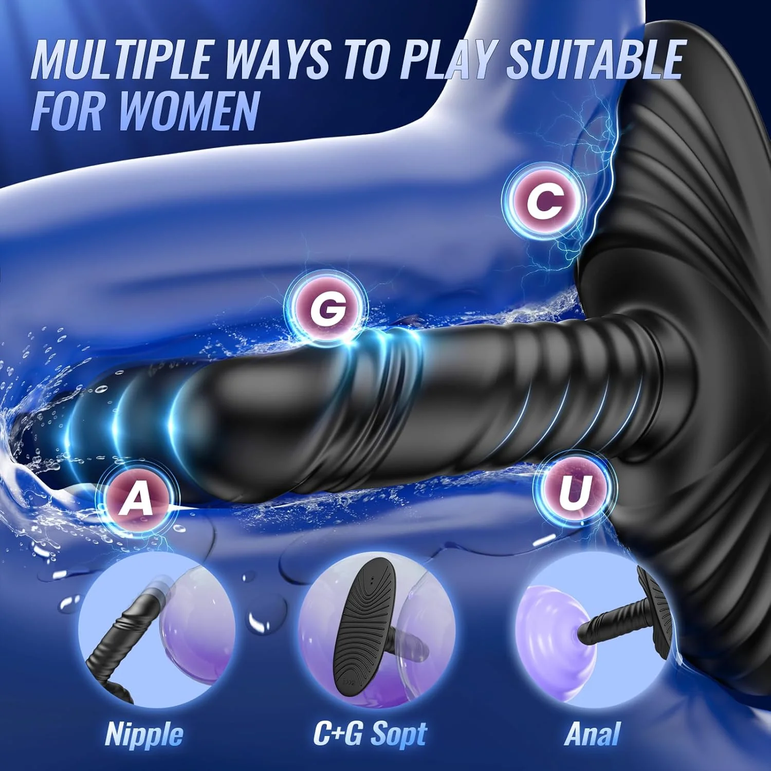 CoreRide Prostate Massager Thrust Vibrator Ride Plug - Image 3