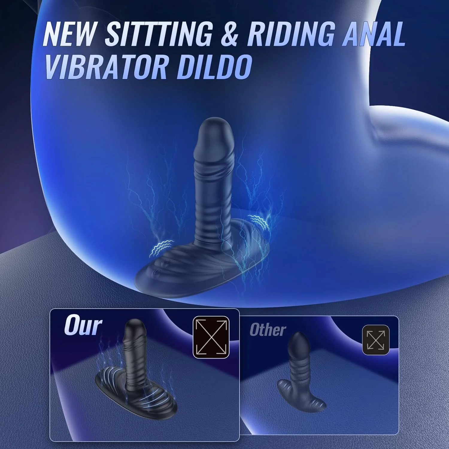 CoreRide Prostate Massager Thrust Vibrator Ride Plug - Image 5