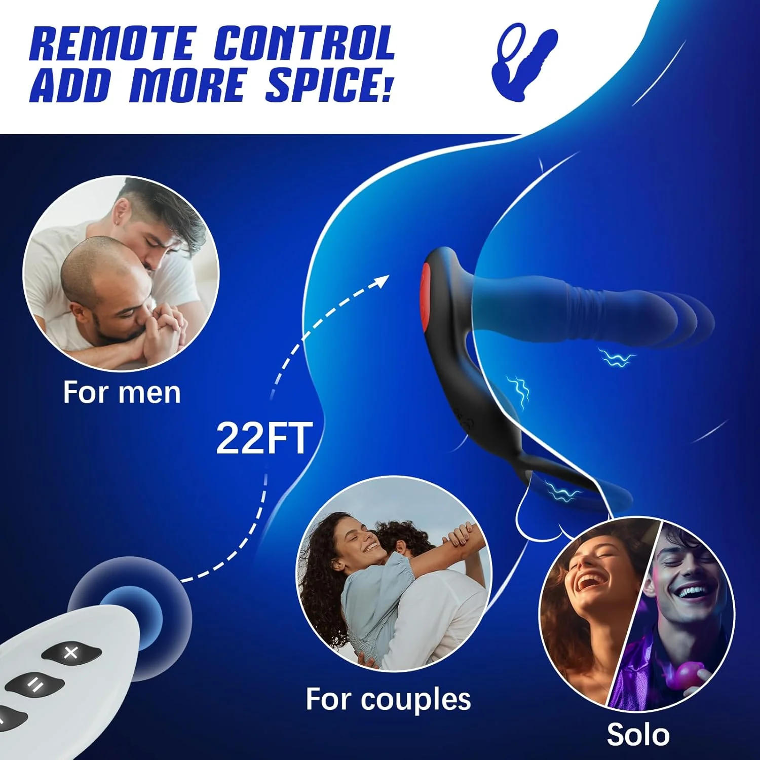 BoldSway Ergonomic Remote Control Prostate Massager - Image 4