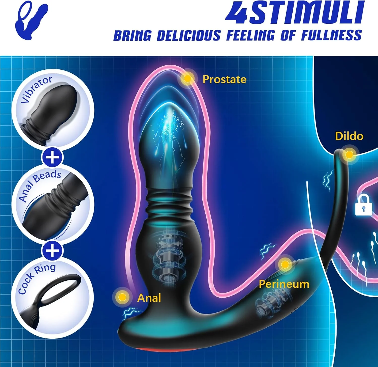BoldSway Ergonomic Remote Control Prostate Massager - Image 6