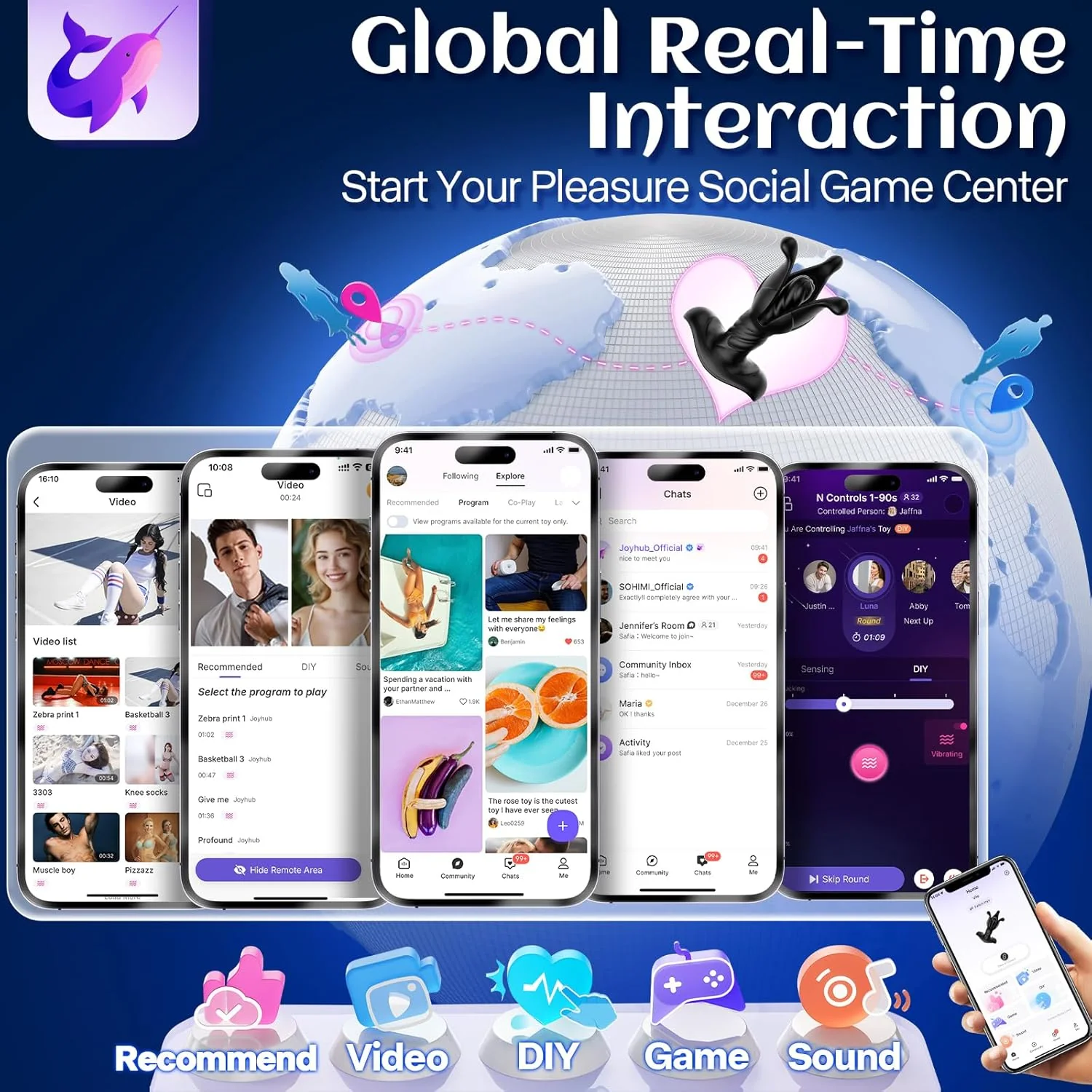 EnvirosX AI Prostate Massager Enema Plug App Control - Image 4