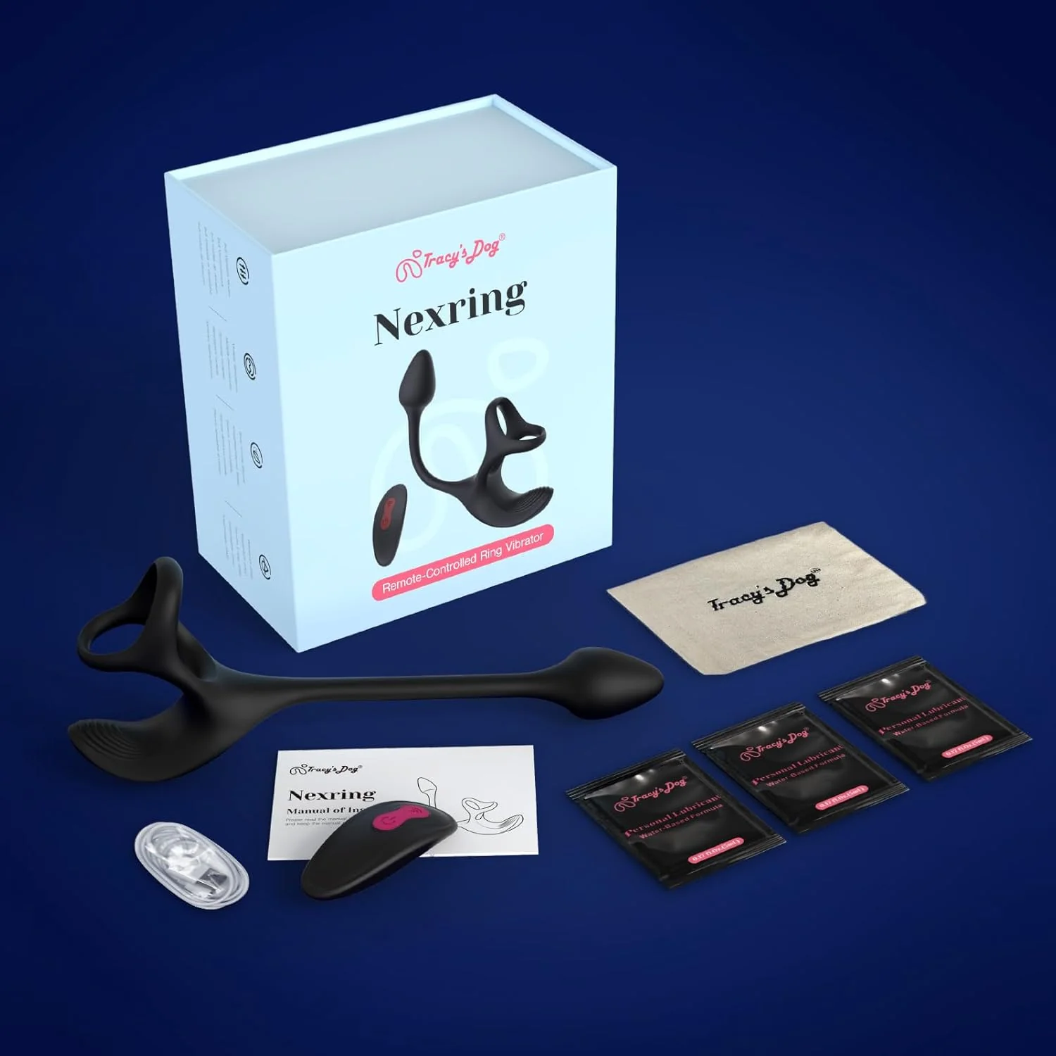 SilentPulse Prostate Massager Cock Ring 9 Modes Remote Quiet - Image 8