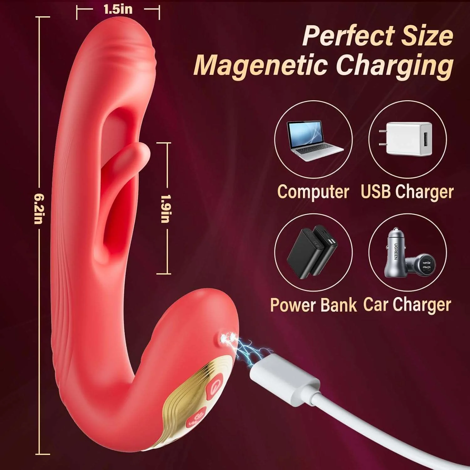 PulseFlutter G-Spot Clitoral Vibrator - Image 6