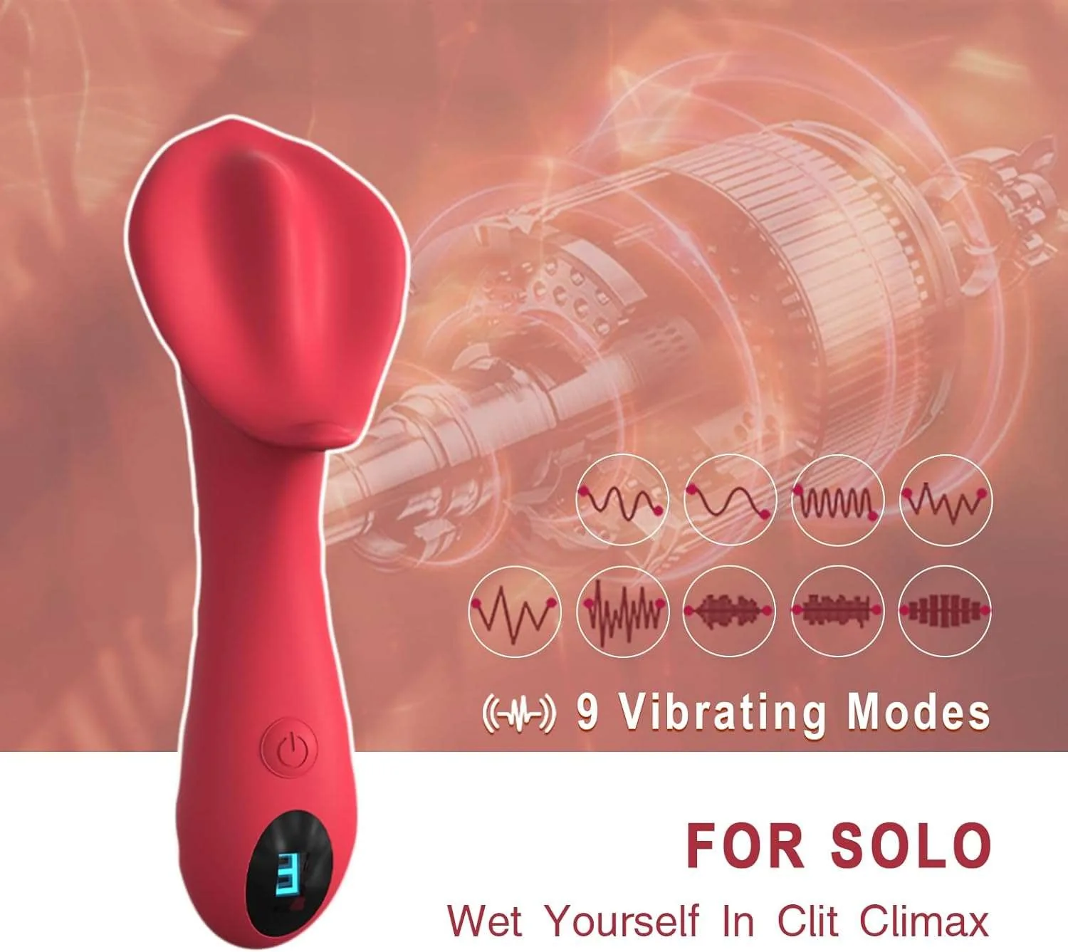 PulseTouch 3-in-1 Clitoral Stimulation Vibrator - Image 4