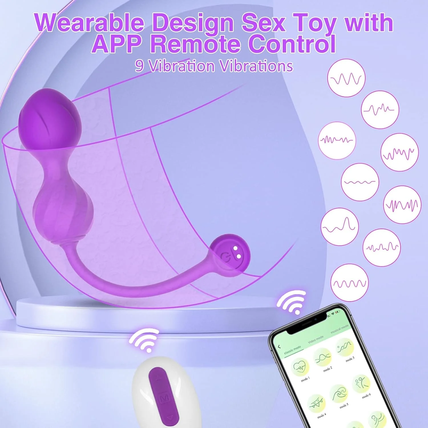PureAllure Clitoral & Kegel Vibrator - Image 4
