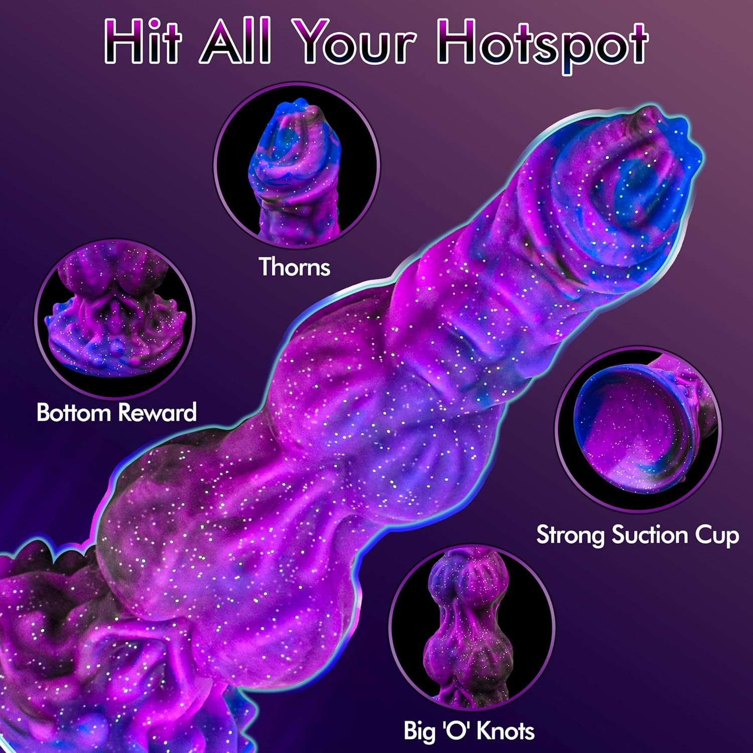 PureEden 9.6" Monster Fantasy Dildo - Image 5