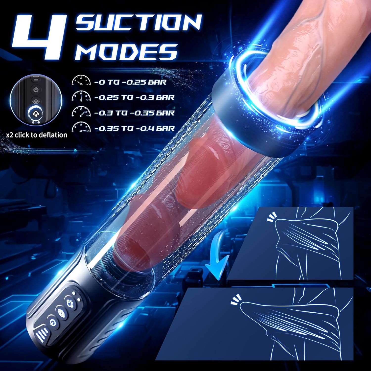 Realistic Vagina Chamber Male Masturbator - Image 5