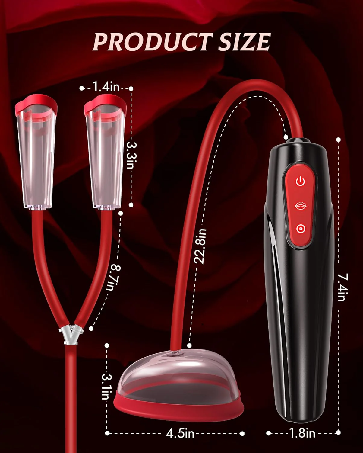 PulseBloom Electric Pussy Pump 3 Levels 7 Modes - Image 6