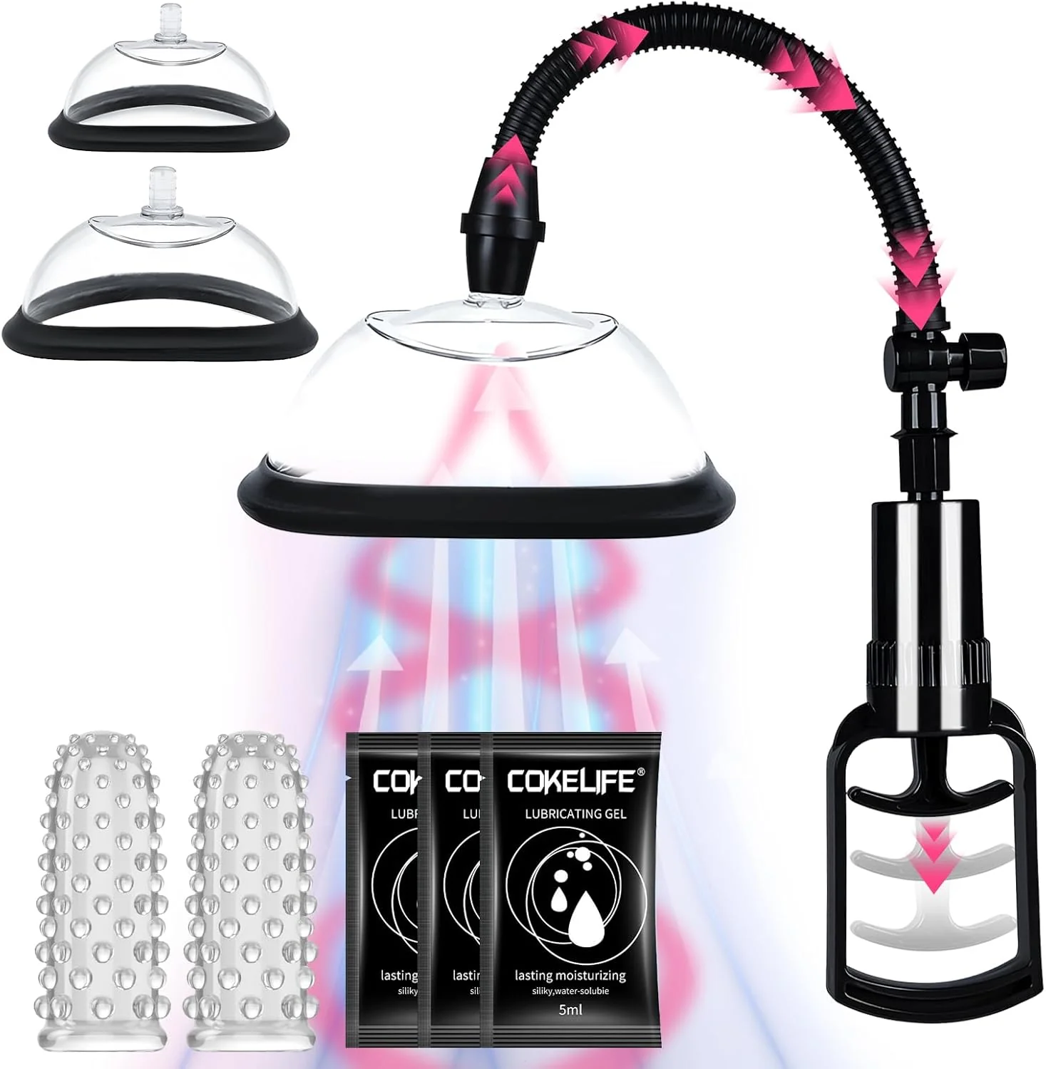 LunexaX Manual Pussy Pump 2 Cups Kit - Image 6