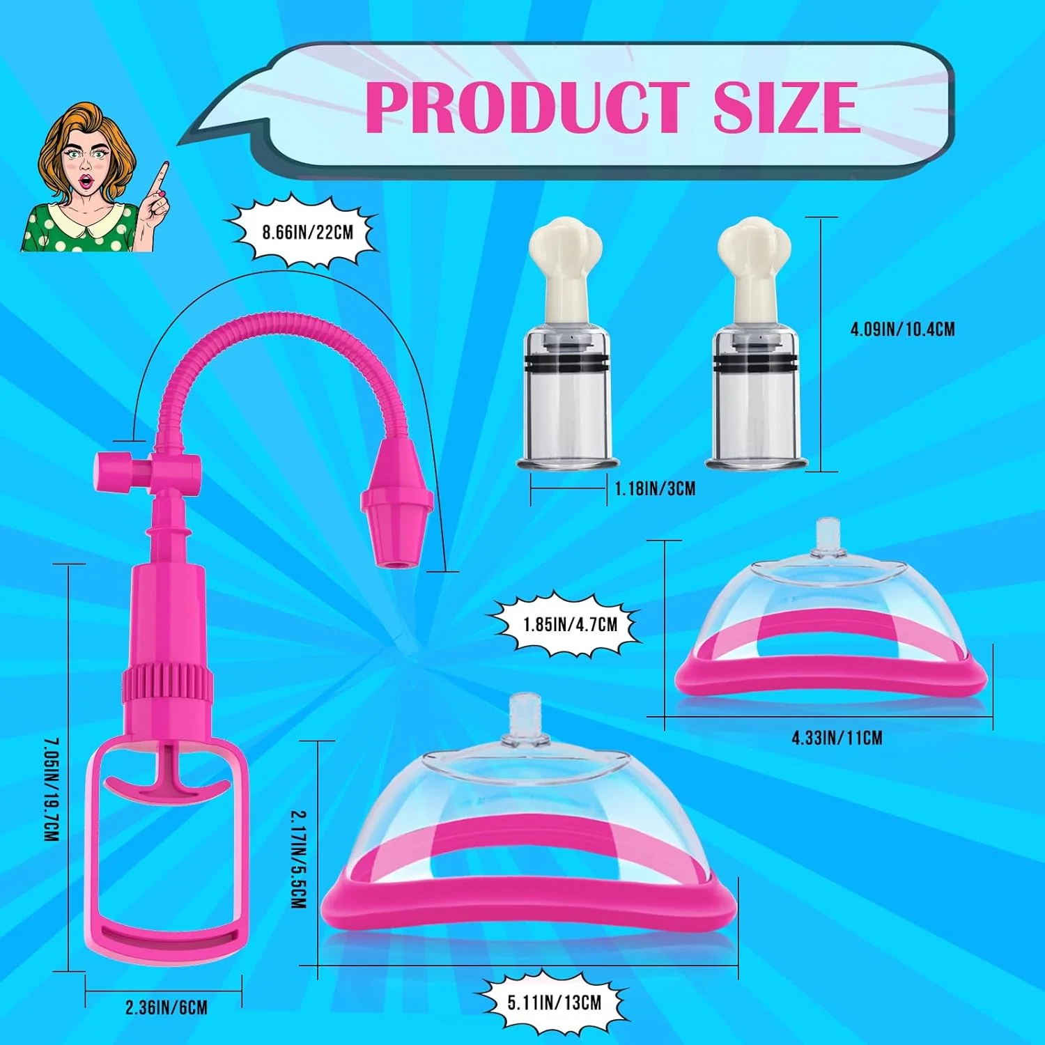 SilvaraX Manual Pussy Pump 4 Cups Kit - Image 7
