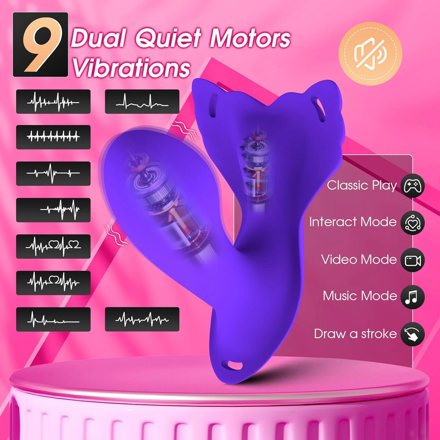 QuakeNest Dual Stimulation Panty Vibrator - Image 4