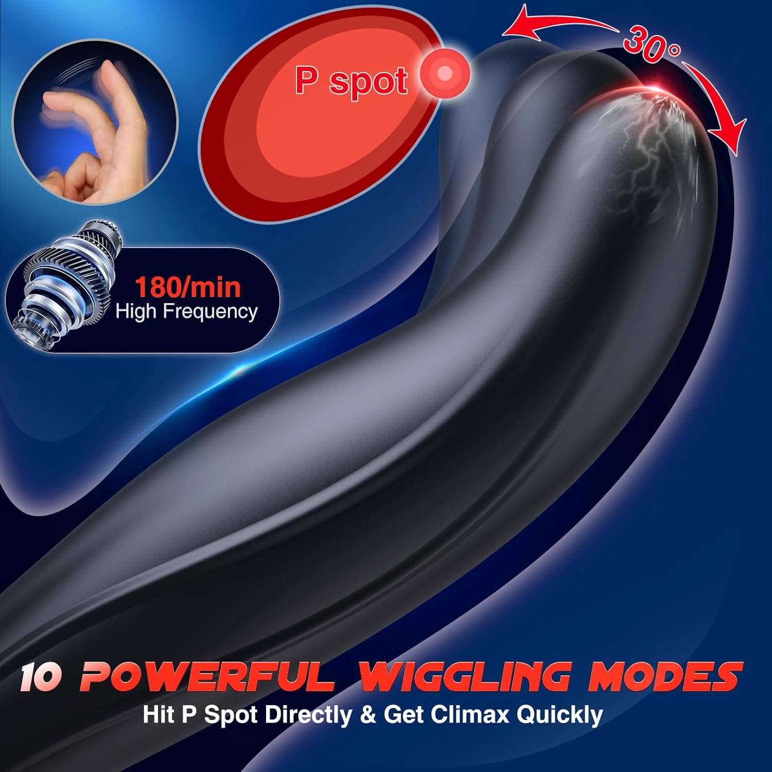 SwiftVibe Remote Control Prostate Massager Ring - Image 3