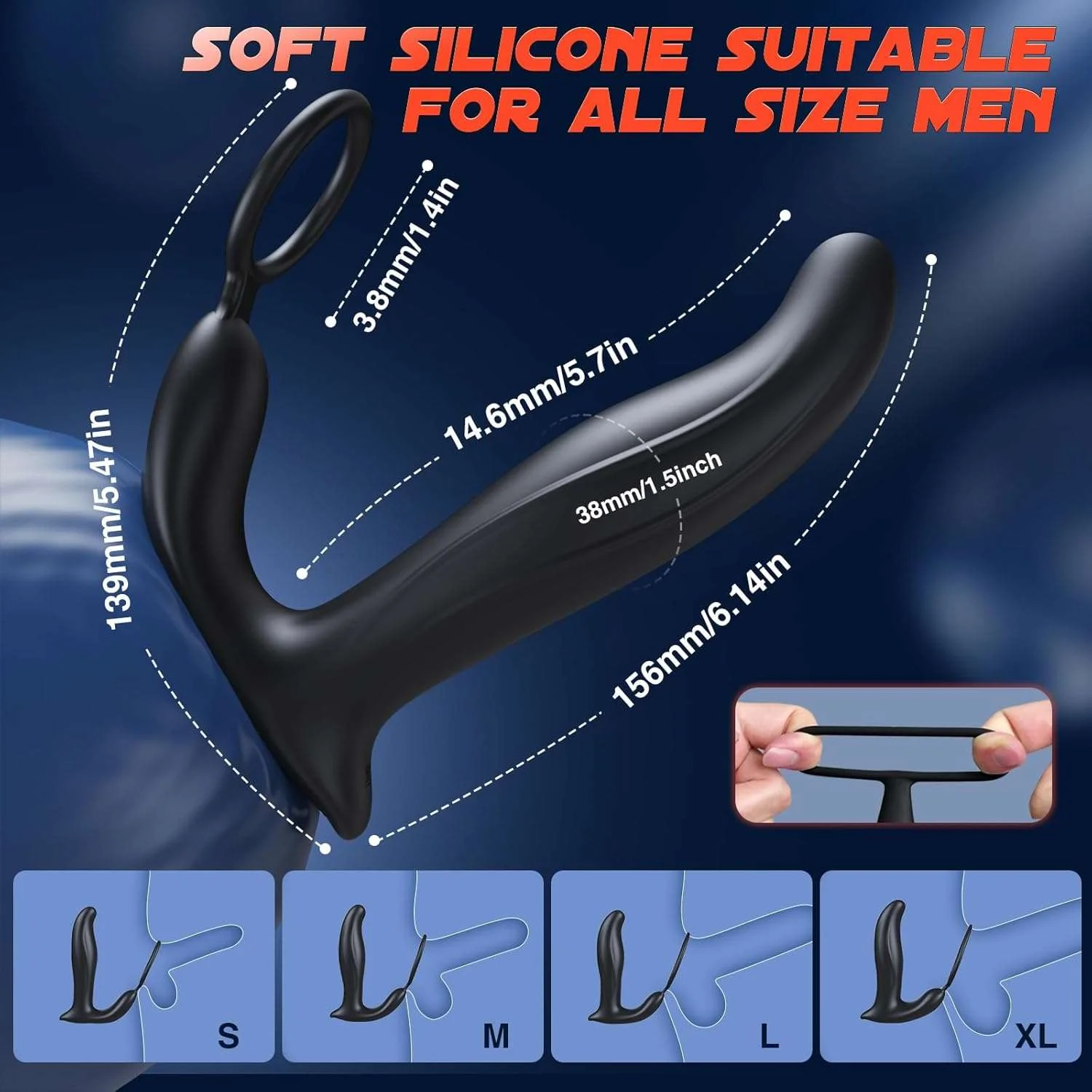 SwiftVibe Remote Control Prostate Massager Ring - Image 6