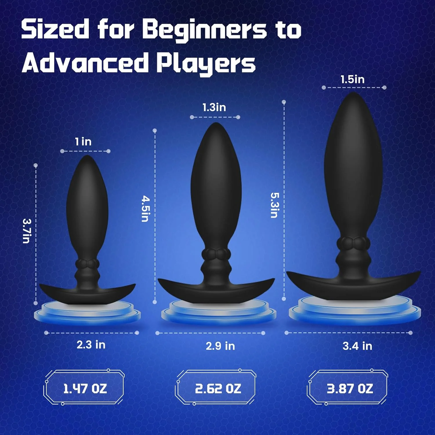 RadiantMuse Weighted Butt Plug Trainer Set - Image 3