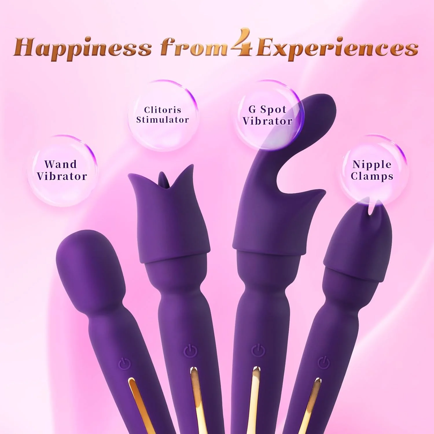 RadiantTide Clitoral Wand Vibrator Kit - Image 3