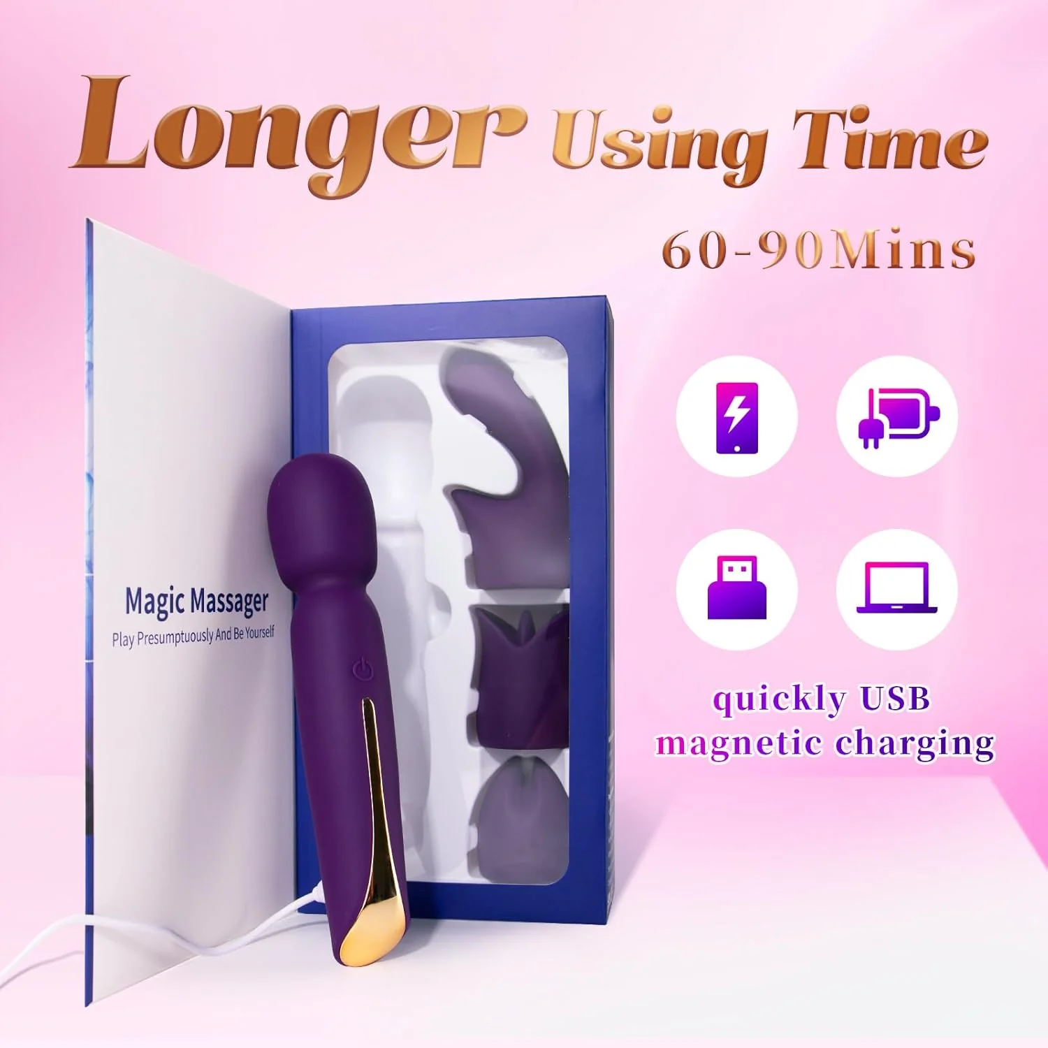 RadiantTide Clitoral Wand Vibrator Kit - Image 6